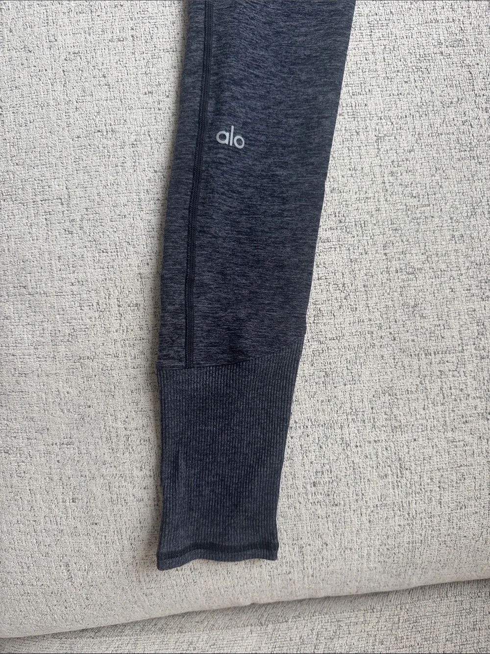 ALO Yoga Heathered Charcoal High-Waist Leggings